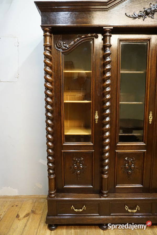 CZTERODRZWIOWA BIBLIOTEKA SPIRALNE KOLUMNY Niemcza