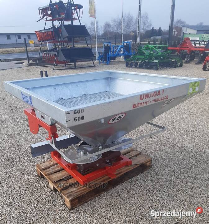 Rozsiewacz do nawozów ABRA 600L RAU Kwasówka nieuszkodzony świętokrzyskie Pasturka sprzedam