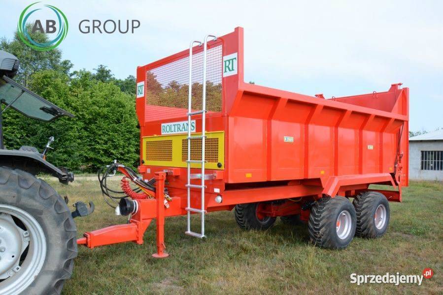 Rozrzutnik obornika 10 t Roltrans N250S5 Helios Do hodowli zwierząt Rzędziany