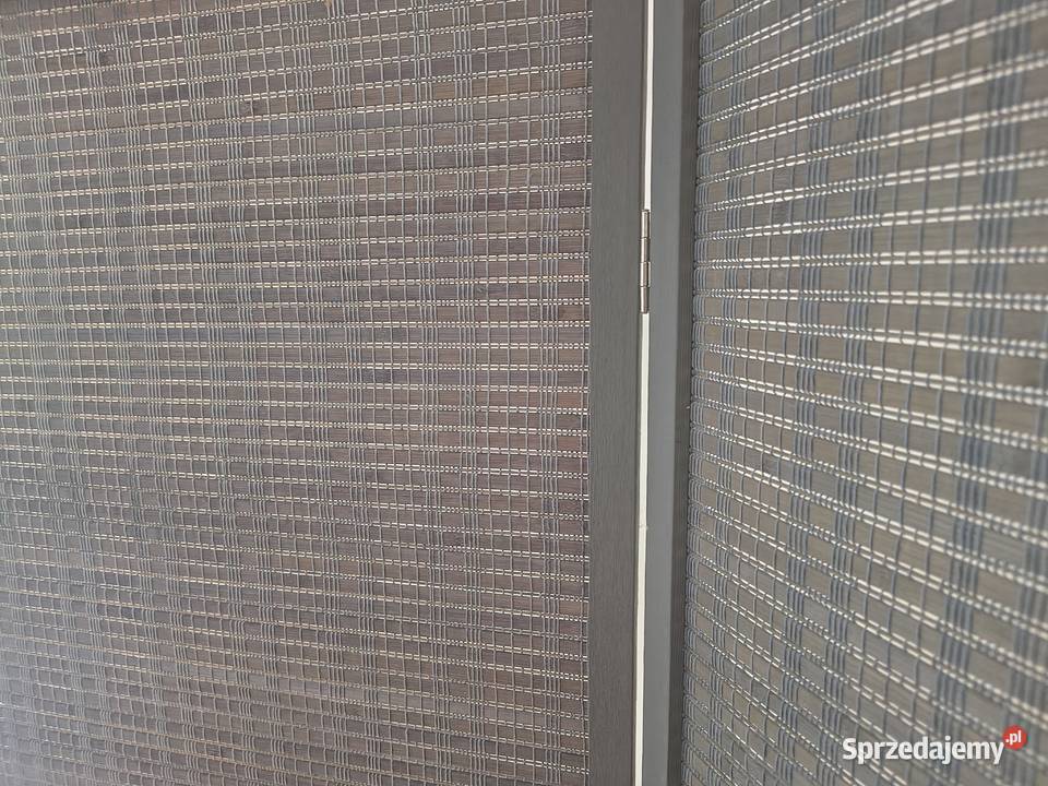 Parawan drewniany wypełnienie z maty drewnianej Pozostałe