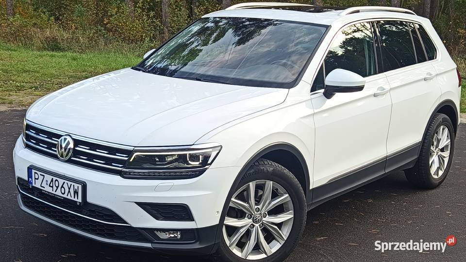 Volkswagen tiguan 20 tdi 190 4motion salon serwisowany w ASO Samochody osobowe Wronki