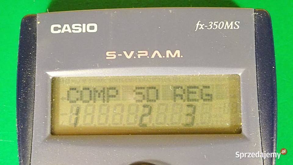 Kalkulator CASIO FX350MS digit Big display Power Chorzów