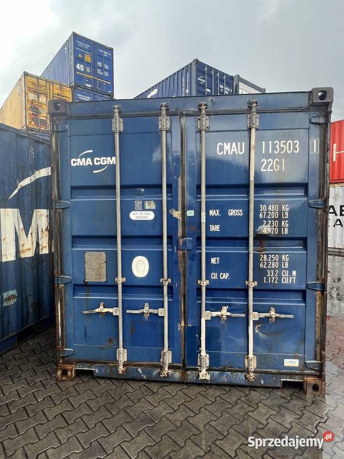 Kontener morski magazynowy 20DV 6 metrowy