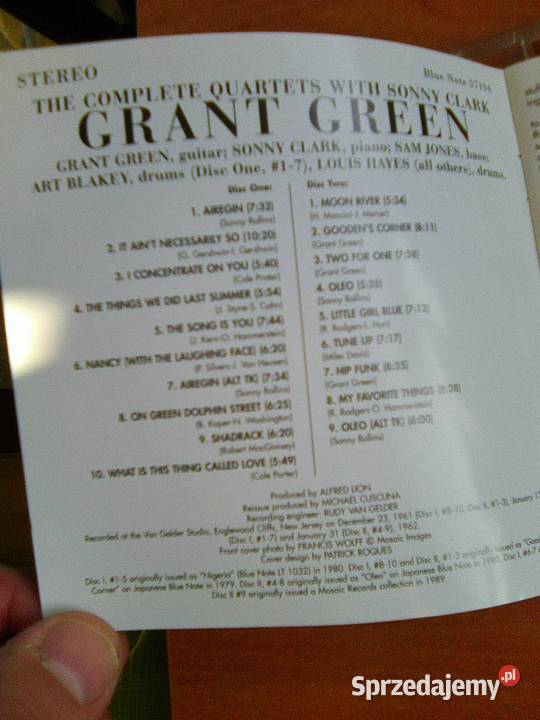 Grant Green The Complete Quartets With Sonny Warszawa