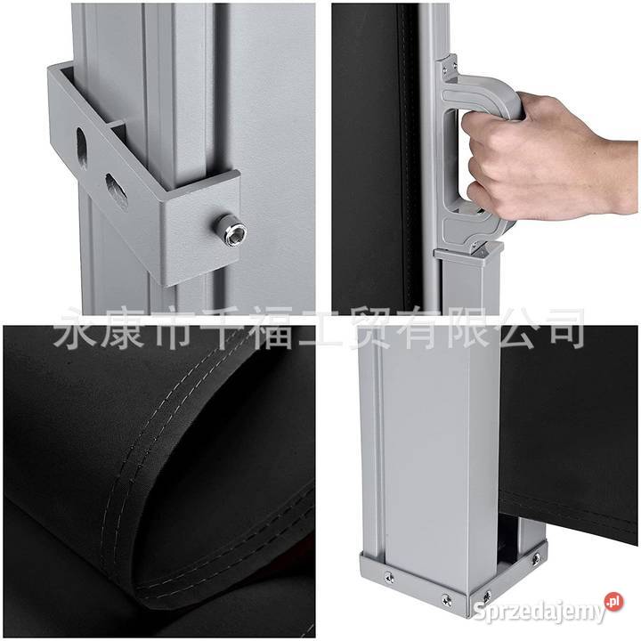 markiza roleta pionowa tarasowa czarna 160x300 małopolskie Bosutów