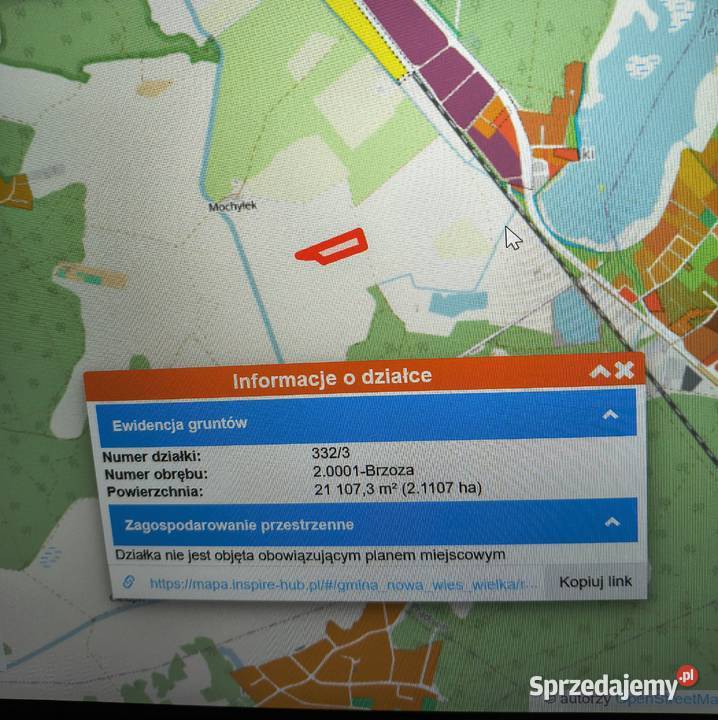 ziemia 2 ha 21000m2 Prądocin