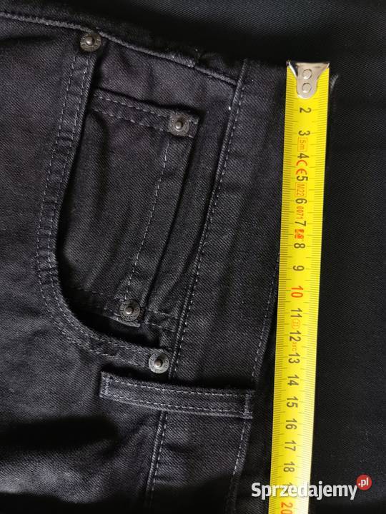 Levis 512 MĘSKIE CZARNE jeansy elastyczne W34 Łódź