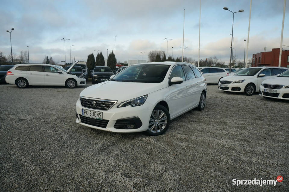 Peugeot 308 15 BlueHDi130 Allure Pack Salon Fvat biały Poznań