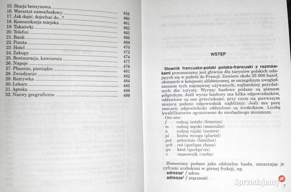 Francuski słownik z rozmówkami Mirosława miękka Chełm