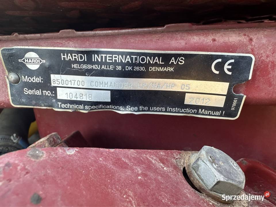 Opryskiwacz Hardi Commander 4400 30m