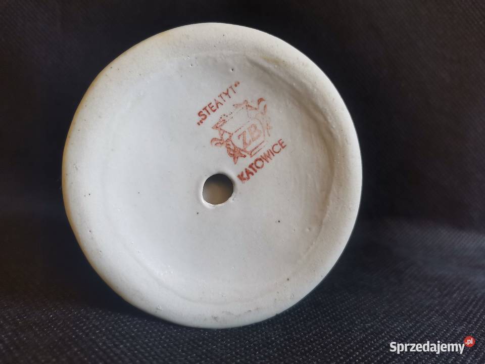 Stara figurka Kaczki Steatyt Zygmunt Buksowcz Porcelana i szkło Siemianowice Śląskie
