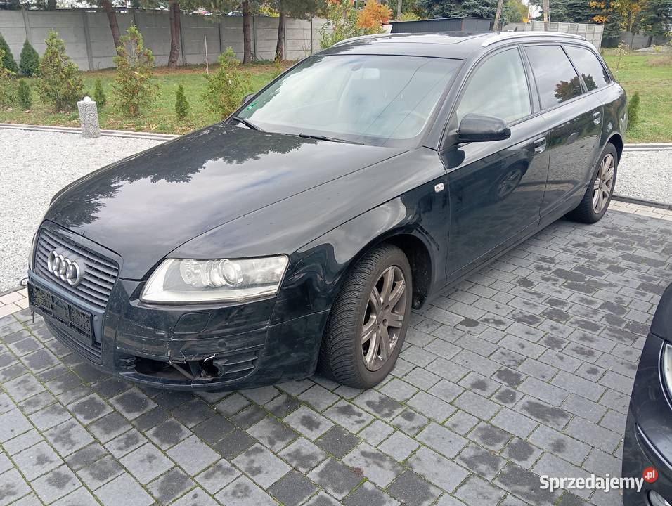 AUDI A6 C6 32 KOMBI Z DE W całości na części uszkodzony Lubin sprzedam