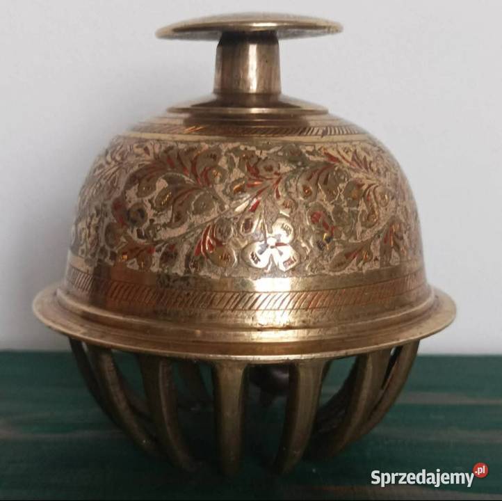 Stary mosiężny dzwonek orientalny Dzierżoniów sprzedam