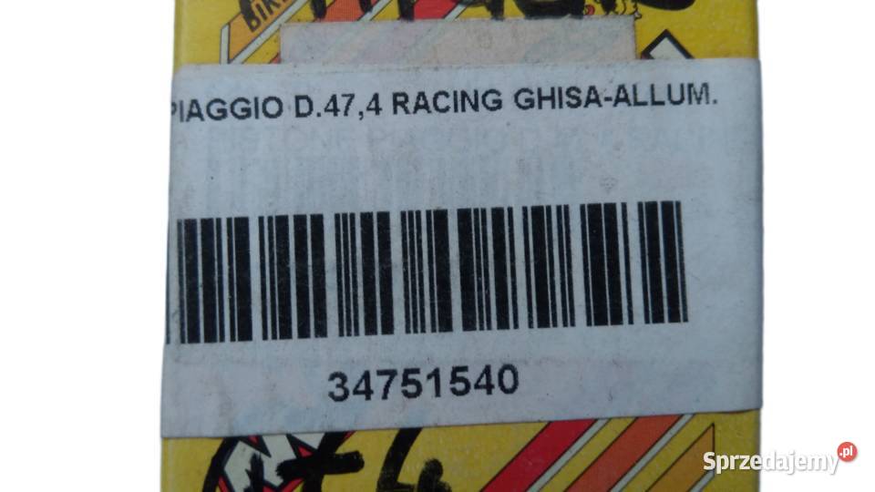 TŁOK MALOSSI RACING 474 mm GILERA PIAGGIO podlaskie sprzedam