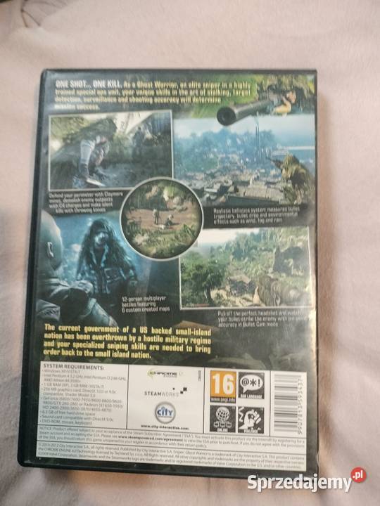 Gra na pc Sniper Ghost Warrior Trzebiatów