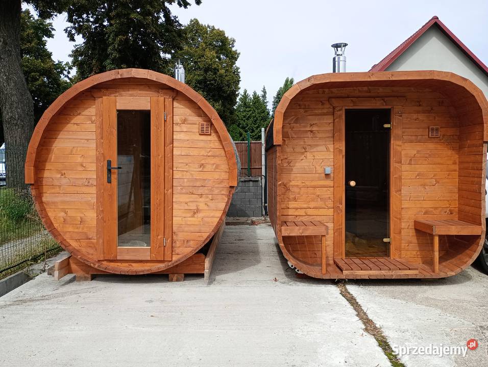Sauna Circle Mini 18m sauna beczka sauna Dom i Ogród Zielona Góra