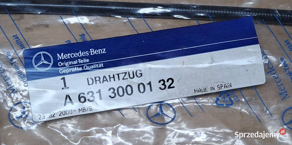 LINKA BIEGU JAŁOWEGO MERCEDES MB100 W631 dolnośląskie Mielęcin sprzedam