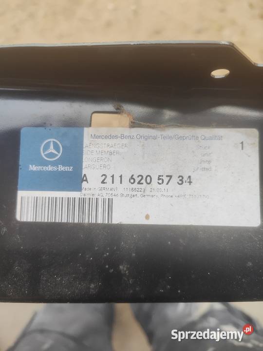 Fartuch lewy Mercedes w211nowy osobowe Błotniki