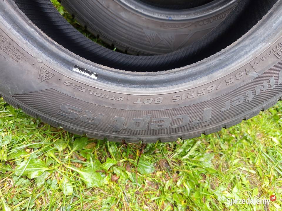 Opony Hankook 18565R15 ZIMA ładny stan super 65 Samochodowe Zgierz