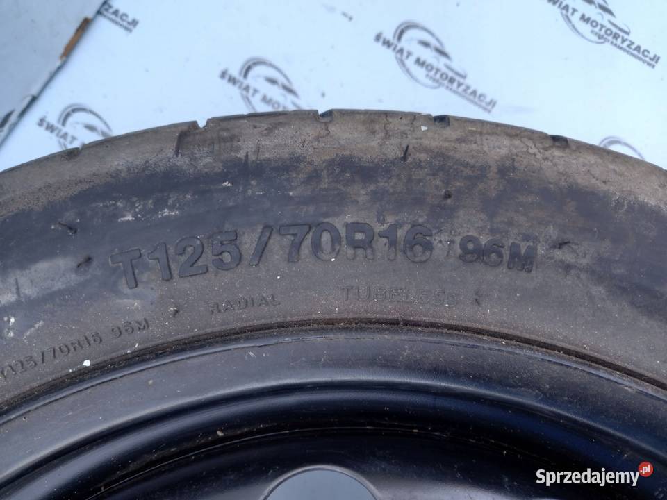 GOLF AUDI SEAT ALTEA koło dojazdowe 1257016 96M Kielce