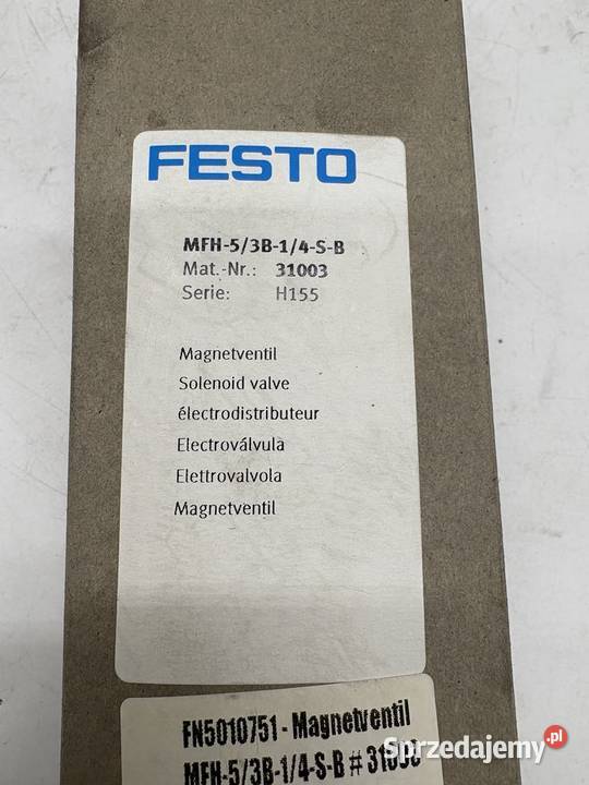 Festo MFH53B14SB 31003 Elektrozawór mazowieckie Warszawa
