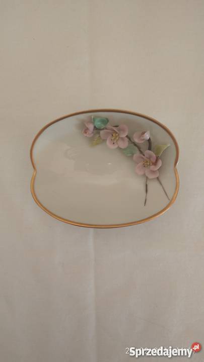 Mały półmisek dekoracyjny porcelana sygnowana wielkopolskie sprzedam