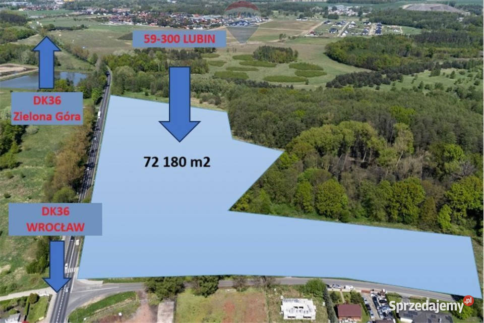 Tereny produkcyjno magazynowo usługowe DK 36 0m