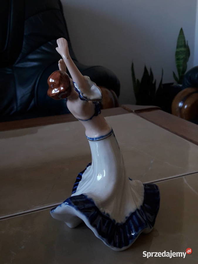 Porcelanowa tancerka Zygmunt Buksowicz Katowice Janów Lubelski