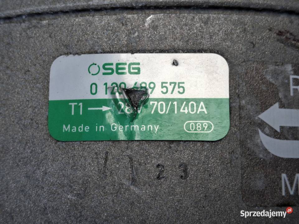 MAN L2000 M2000 ALTERNATOR BOSCH 140A 28V lubuskie Bieleń