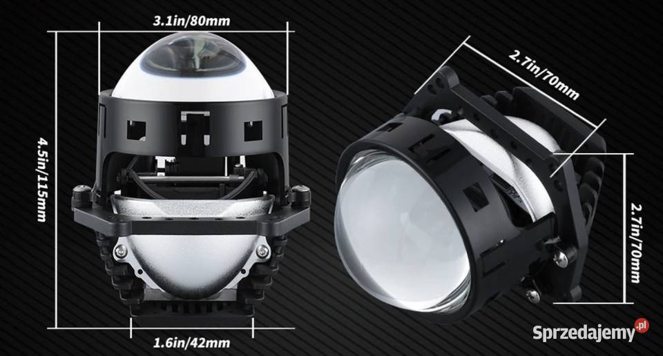 Soczewki BiLED 30 100W 30 000 LM 6000K śląskie Bytom