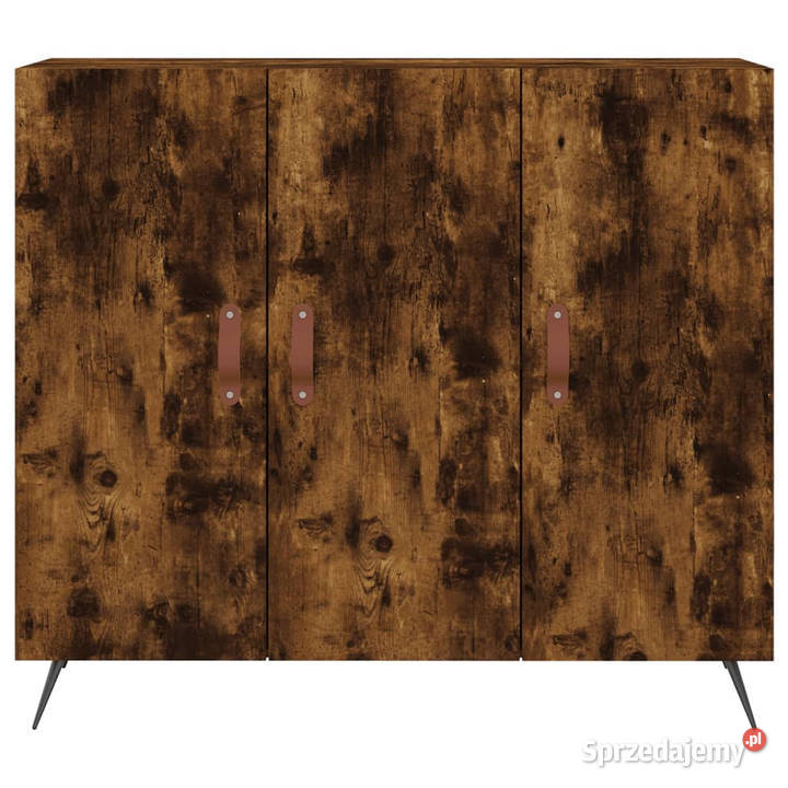 Szafka przydymiony dąb 90x34x80 materiał Pozostałe