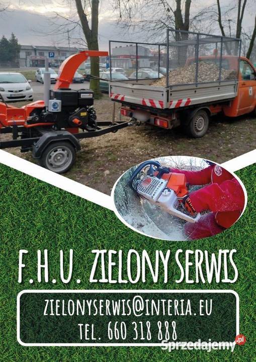Frezowanie karczowanie pieńków zrąbkowanie Tomaszów Mazowiecki