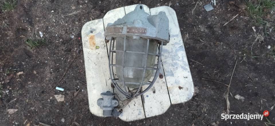 Lampa przemysłowa retro dolnośląskie Wrocław