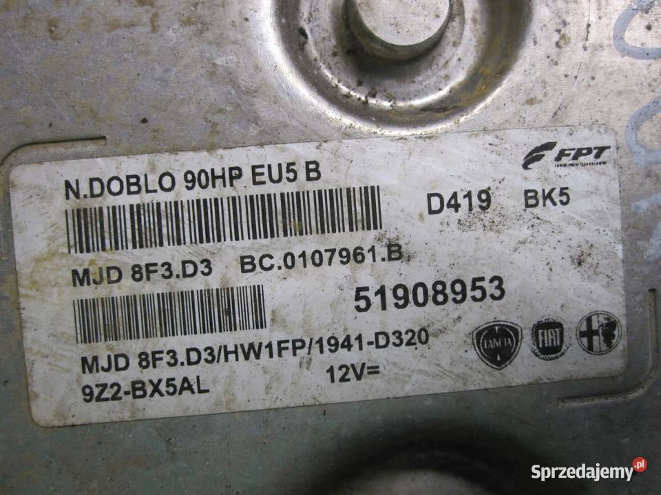 DOBLO II COMBO D 12r komputer sterownik silnika Części samochodowe świętokrzyskie