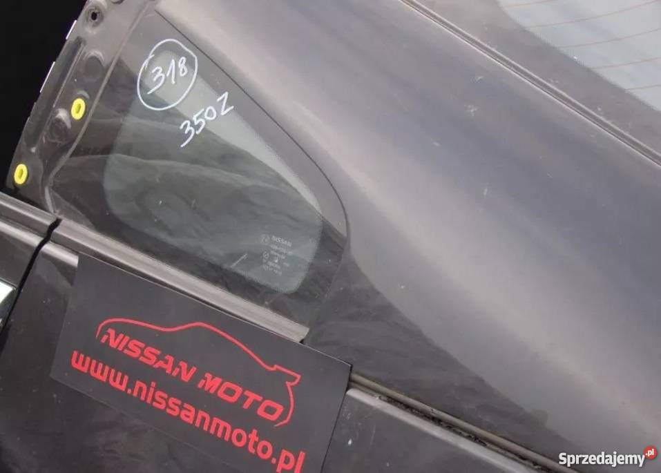 NISSAN 350Z SZYBA KAROSERYJNA TYŁ RL Nowy Tomyśl