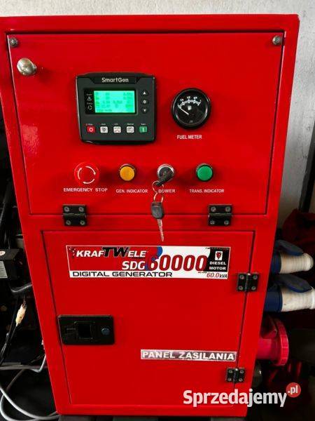 Agregat Prądotwórczy Kraftwele SDG 6000 40 KW z Łódź