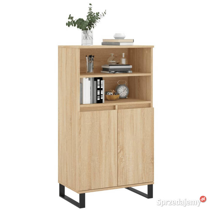 Wysoka szafka dąb sonoma 60x36x110 WM831495 Warszawa sprzedam