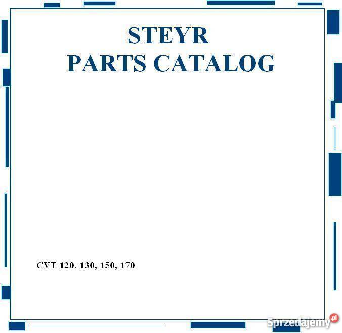 Steyr CVT 120 130 150 170 Katalog Części wysyłka Kielce
