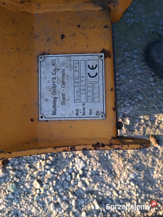 Kosiarka bijakowa mulczer MUTHING MUM 280 DTL Bijakowe łódzkie Bolesławiec