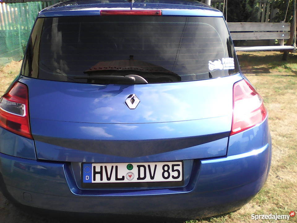 Renault Megane II SPORT niebieski Staszów