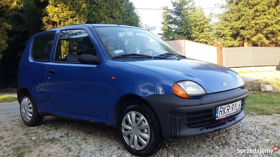 Fiat Seicento niebieski Seicento