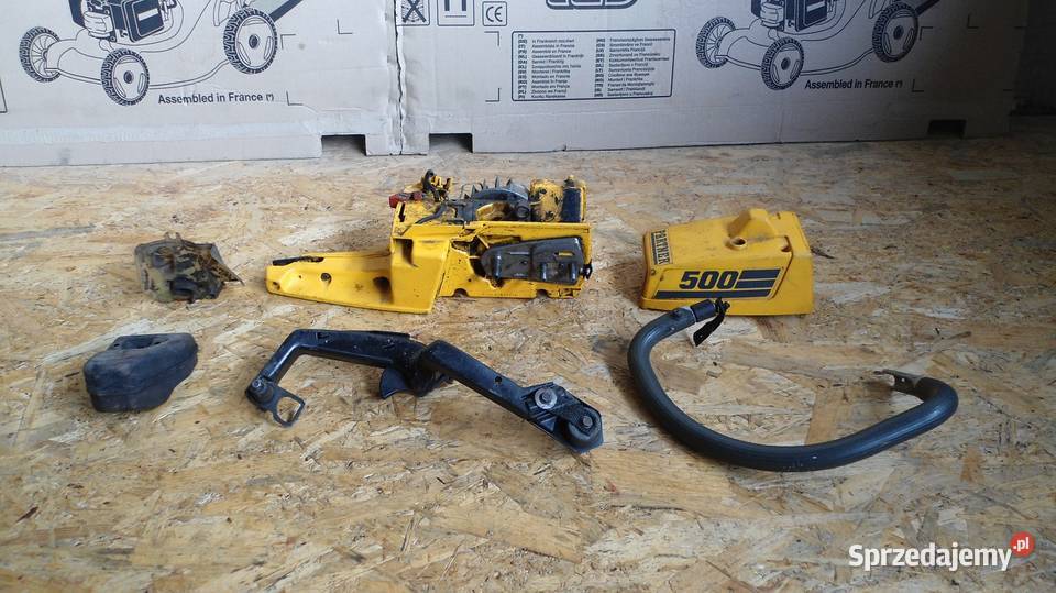 Partner 500 części magneto pałąk pokrywa tłumik Piły, pilarki i wyrzynarki Łagów