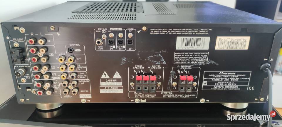 Amplituner Pioneer VSXD 509 Amplitunery Kutno sprzedam