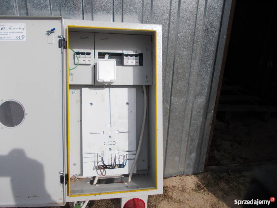 Skrzynka elektryczna rozdzielnia na budowę Silno