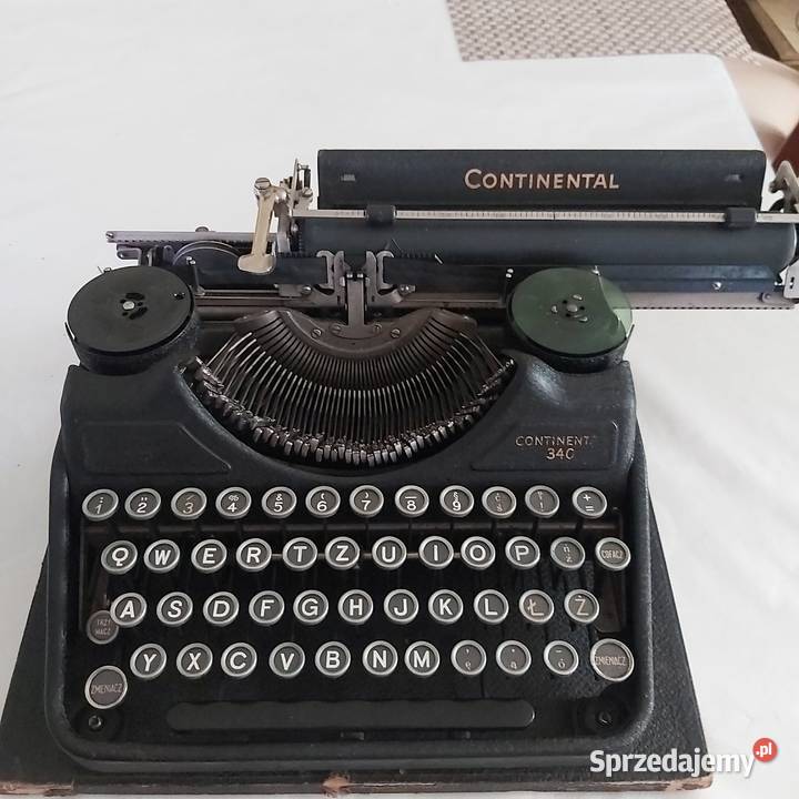 Maszyna do pisania Continental 1931 1940 z Antyki Warszawa