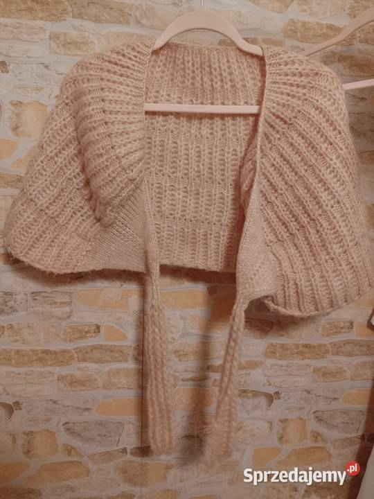 HandmadeEkskluzywna wełniana Etola narzutka szal Dodatki Kraków