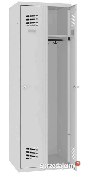 Nowe szafki BHP podwójne 600x500x1800 z komorą Świętochłowice