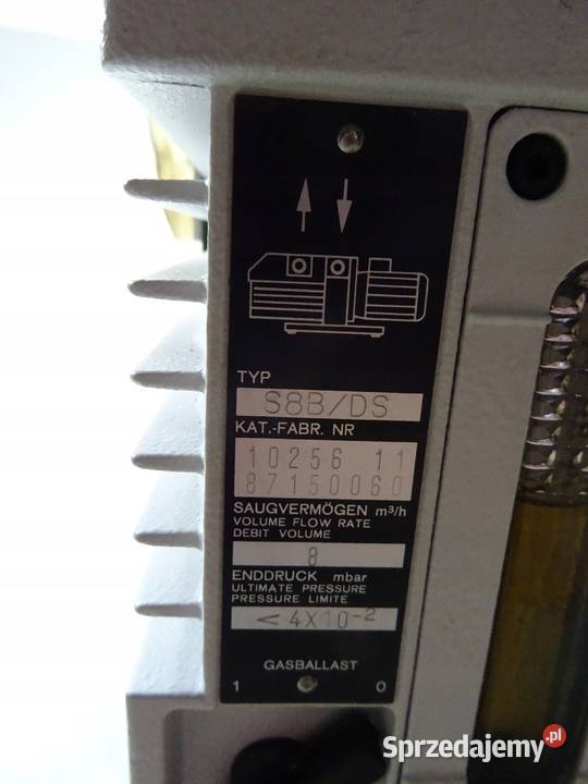 POMPA PRÓŻNIOWA LEYBOLDHERAEUS TRIVAC S8BDS Wąchock