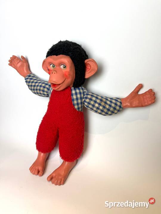 Małpka Jacko Mothercare 1960 r Unikat małopolskie Kraków
