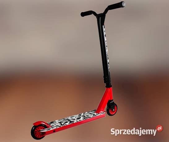 WYCZYNOWA HULAJNOGA Czerwono Czarna Stunt Pro Ełk